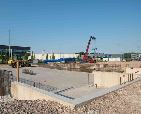 Plaatsen beton te Wijchen